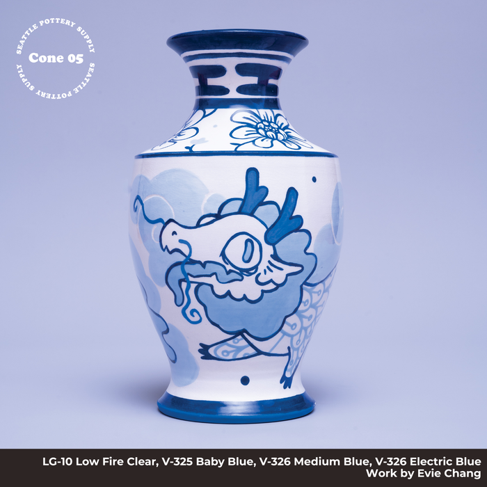V-386 Electric Blue