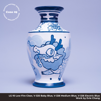 V-386 Electric Blue