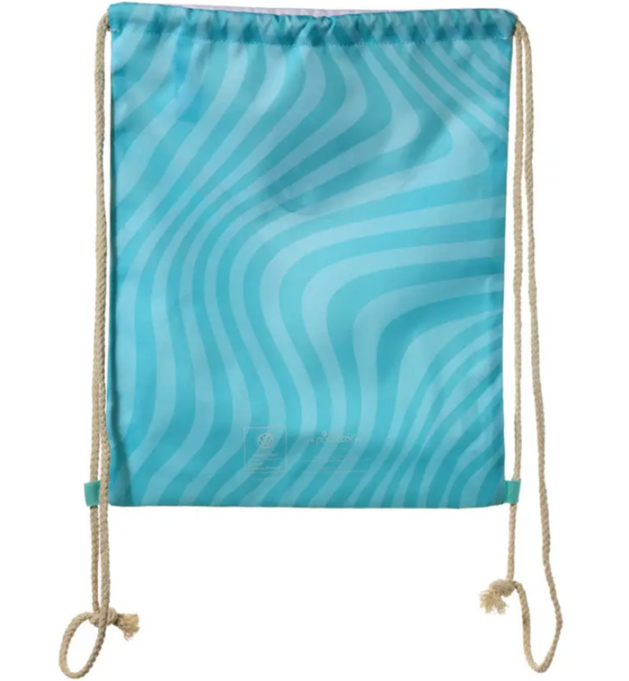 Volkswagen Camper Bus Surf Adventure Drawstring Bag
