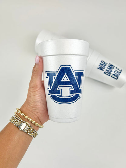 War Damn Eagle Foam Cup Set of 10 Drinkware in at Wrapsody