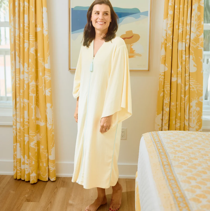 Weezie House Coat Buttercup Loungewear in XS/S at Wrapsody