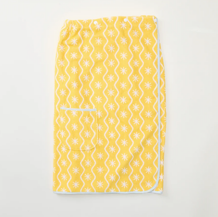 Weezie Towel Wrap Daybreak Loungewear in XS/S at Wrapsody