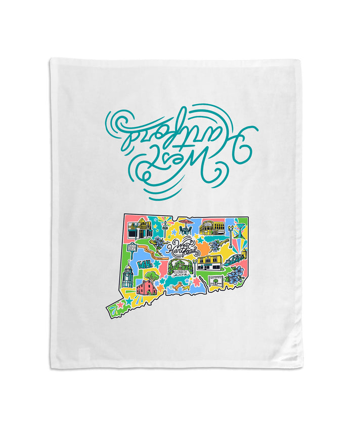 W.H. Icons Tea Towel