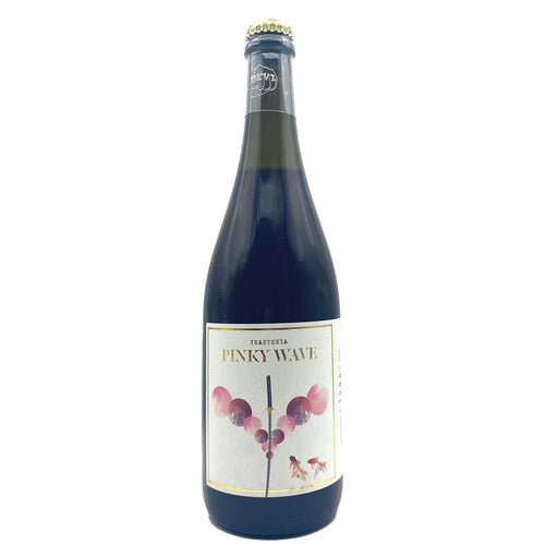 Yeasteria Pinky Wave Rosato Frizzante 2018 bottle with pink label