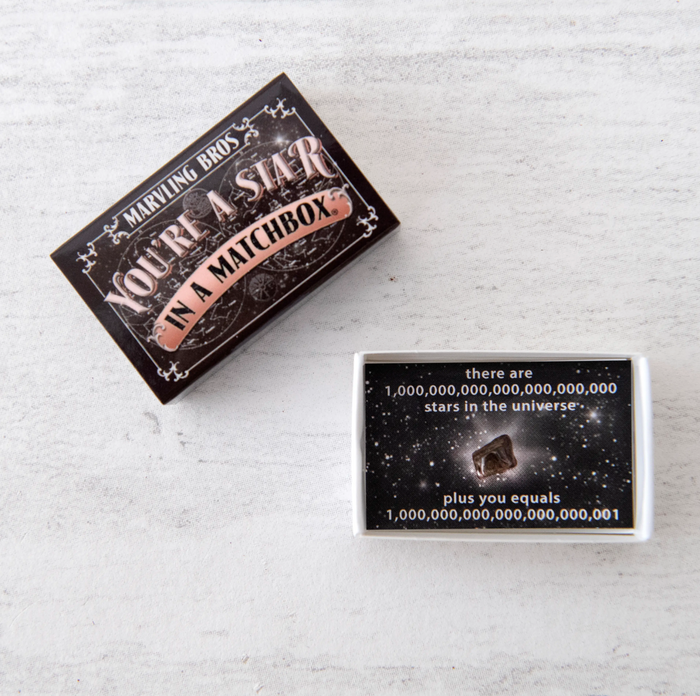 You're A Star Meteorite In A Matchbox